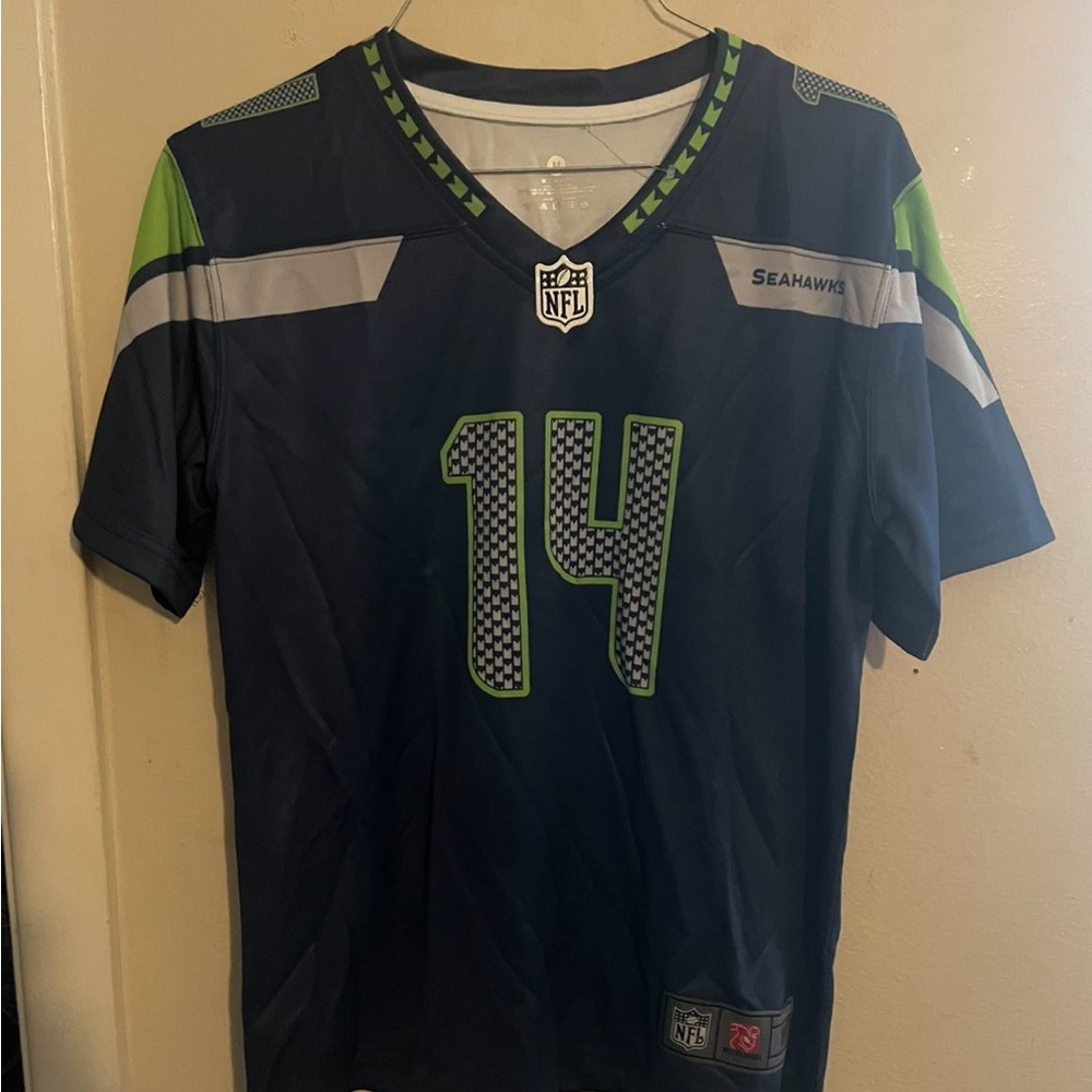 Brand New Seahawks Jersey - Size Large - Blue,Green and Gray #14